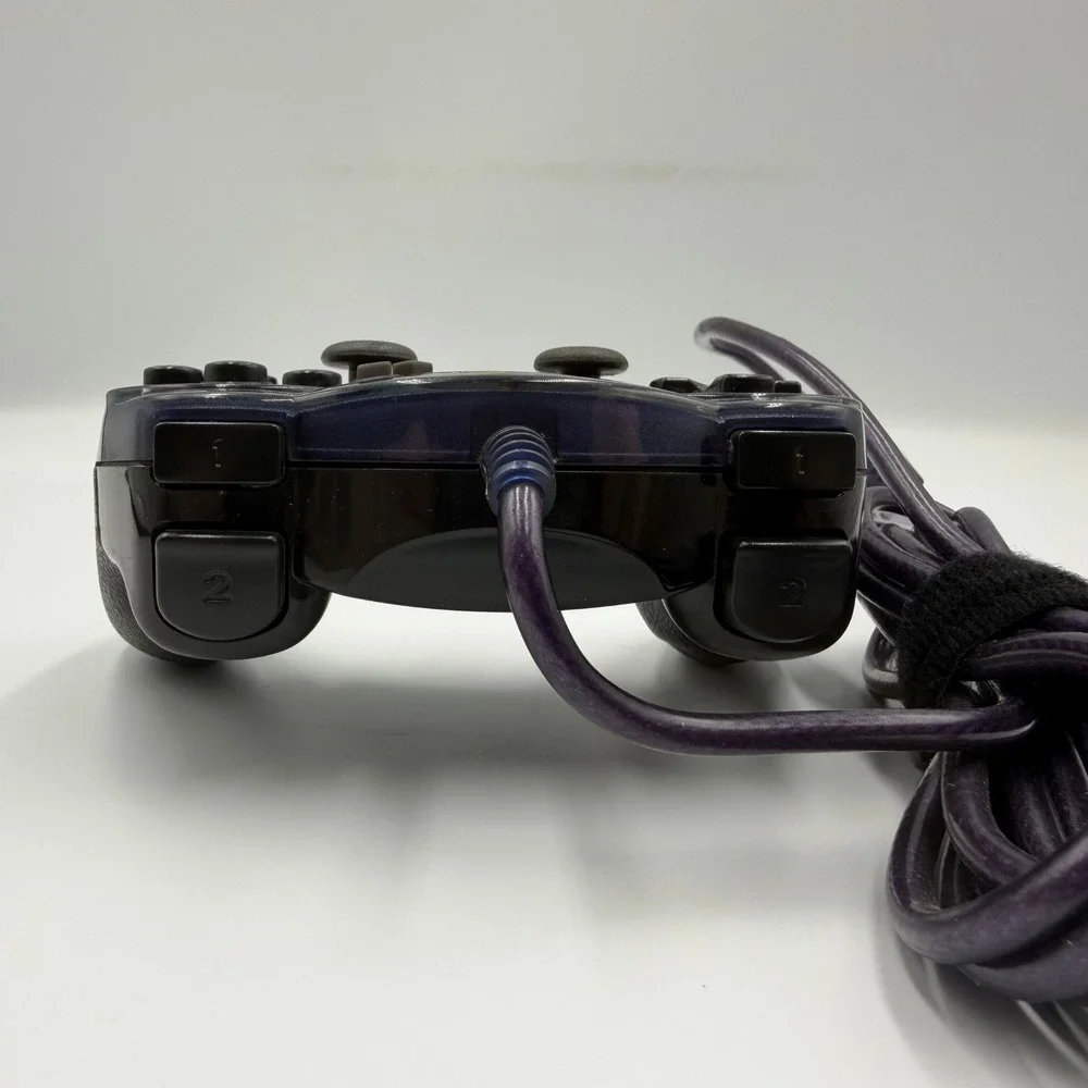 Mad Catz MicroCON Dual Force 2 Pro PS2 Controller Translucent Purple 8236 Wired